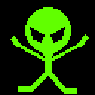 Dancing alien